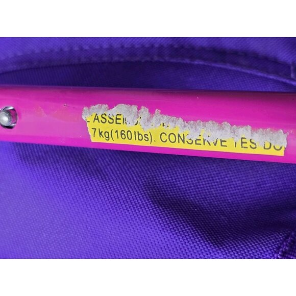 GIRLS MGA BRATZ Yasmin Foldable Saucer Pink Purple Child’s Chair Y2K Room Decor - Picture 13 of 14